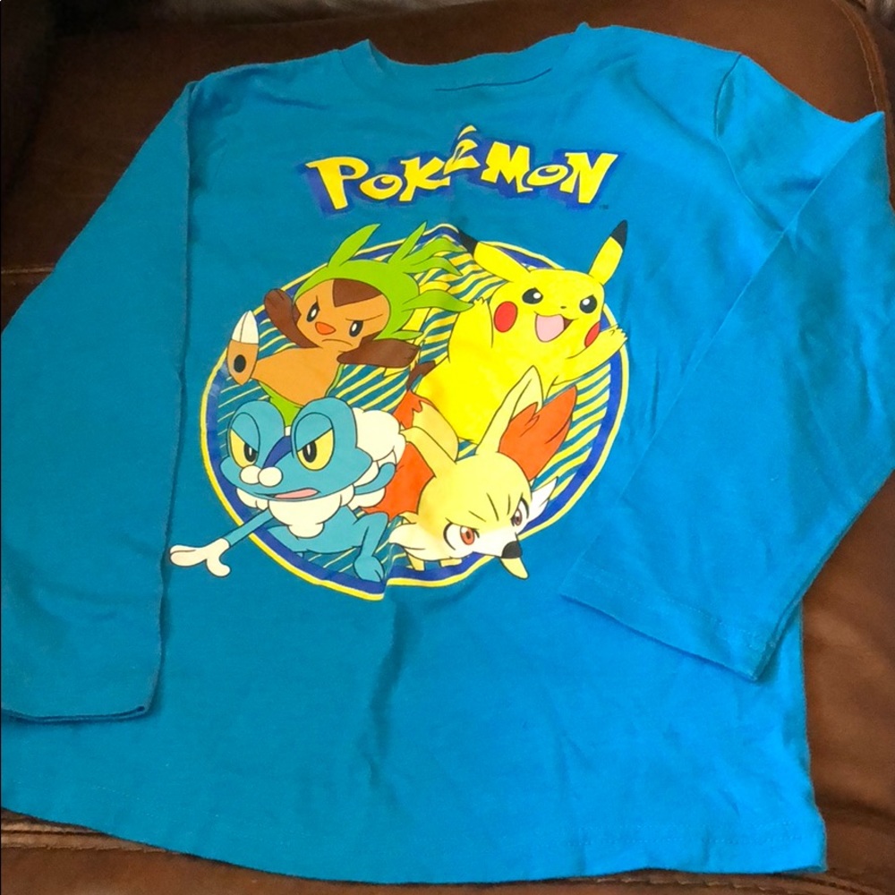 Boys long sleeve Pokémon shirt